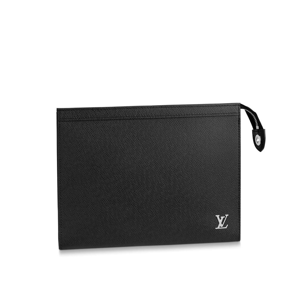 Louis Vuitton Taiga Leather Pochette Voyage M30450