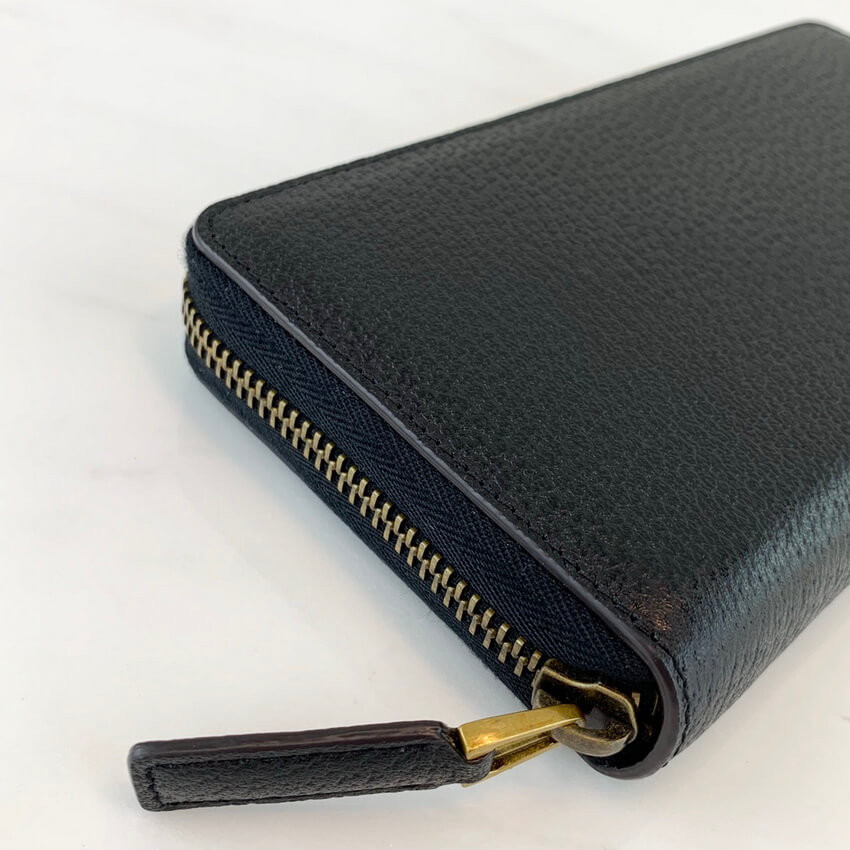 Gucci GG Marmont Metal-Free Tanned Leather Zip Around Wallet 428736