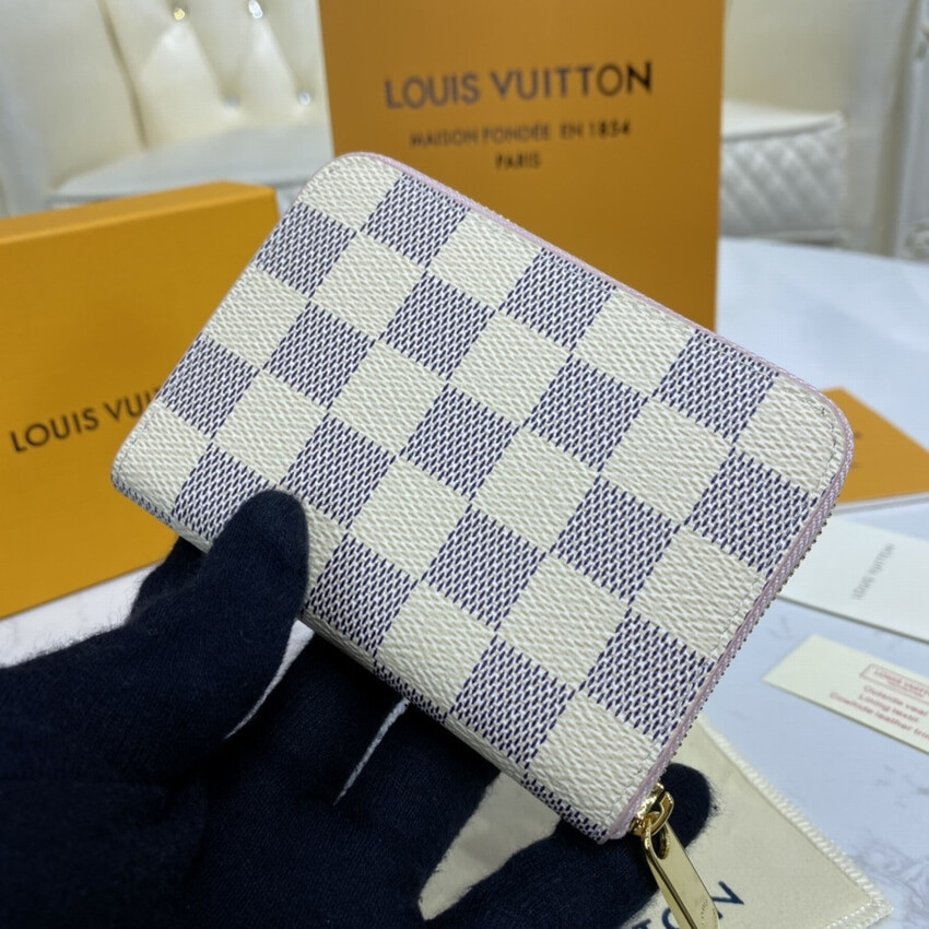 Louis Vuitton Damier Azur Zippy Coin Purse N60229