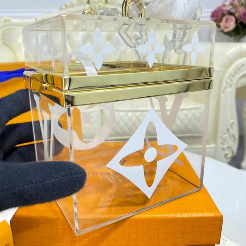 Louis Vuitton Cube Scott Box in Transparent GI0488