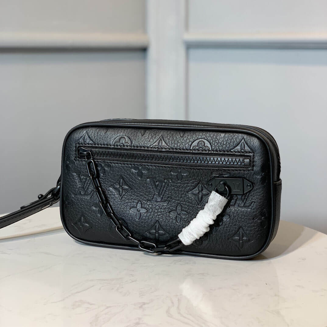 Louis Vuitton Taurillon Monogram Leather Pochette Volga M55703