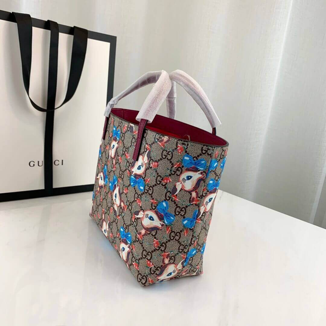 Gucci Childrens GG Deer Tote 410812