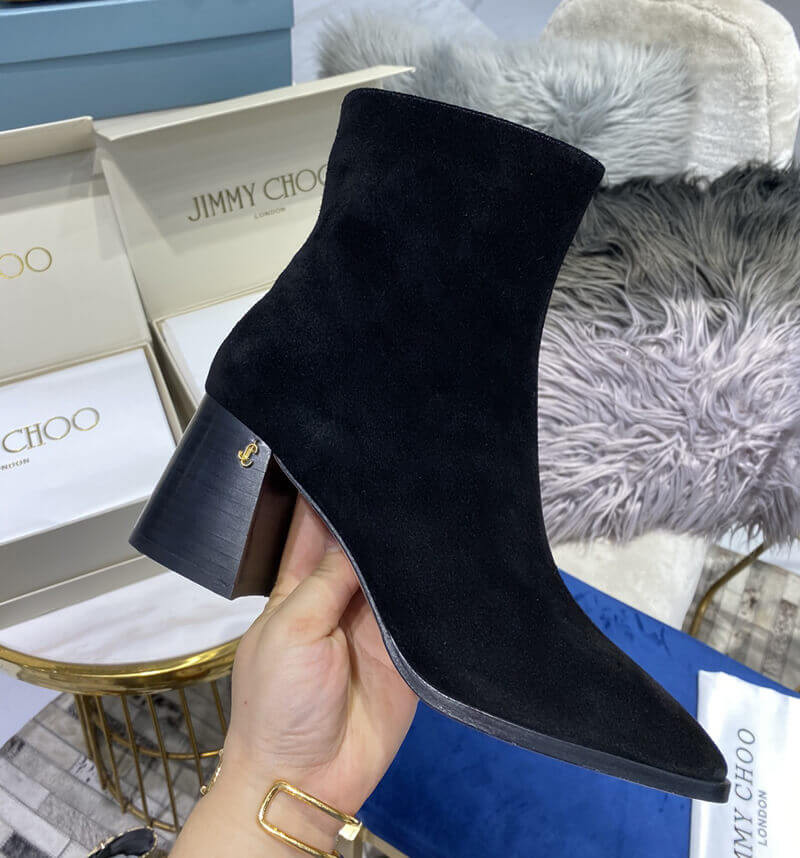 Jimmy Choo Bryelle 85 Suede Ankle Boots J173