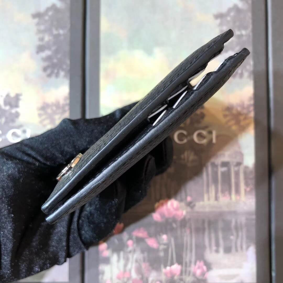 Gucci Leather Folding Wallet 473916