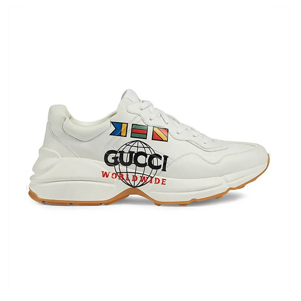 Gucci Graphic Print Low-Top Sneaker 609343