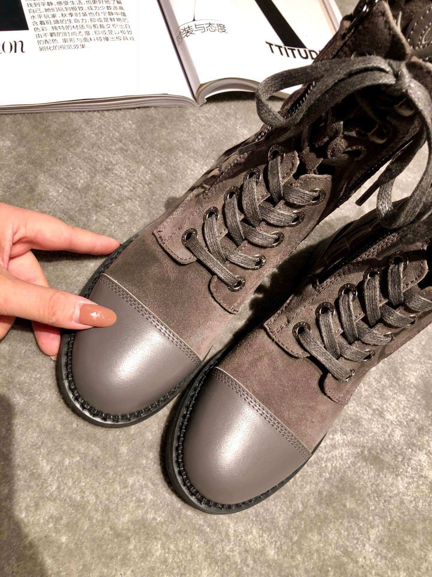 Chanel Frye Harness Boot C1120A