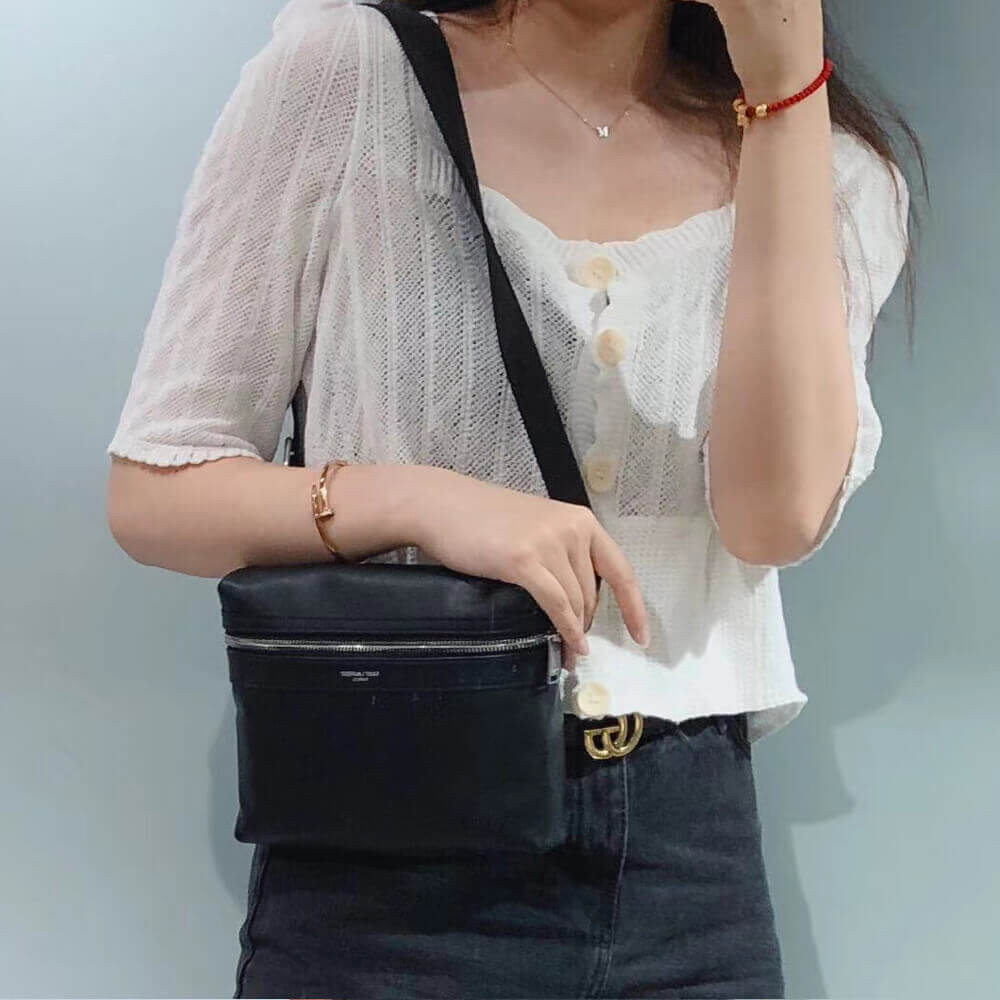 Saint Laurent YSL City Camera Bag In Matte Leather 634717