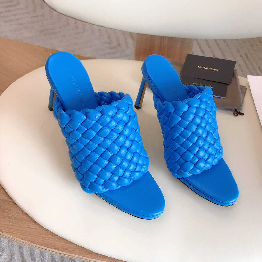 Bottega Veneta BV Curve Sandals 621340 Blue