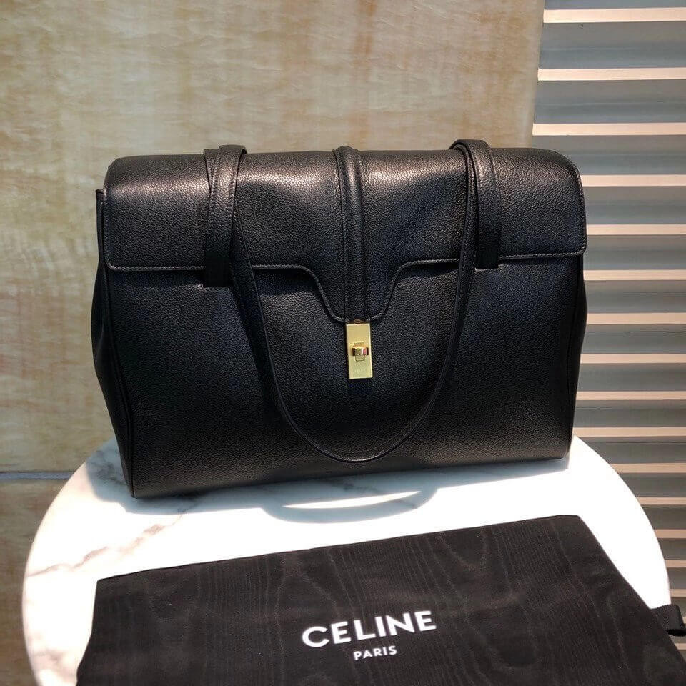 Celine Large Soft 16 Bag In Supple Grained Calfskin 194043