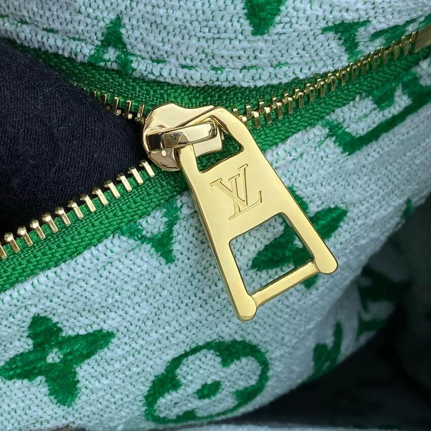 Louis Vuitton Monogram Jacquard Velvet Onthego PM M46216 Green