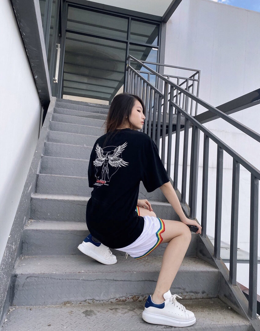 Alexander McQueen Oversized Sneaker 5537 White/Blue