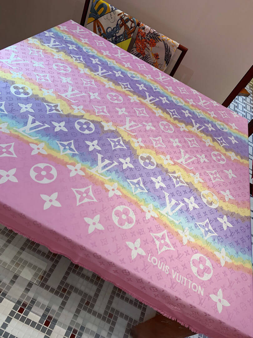 Louis Vuitton LV Escale Monogram Shawl M76087 M76088 M76086