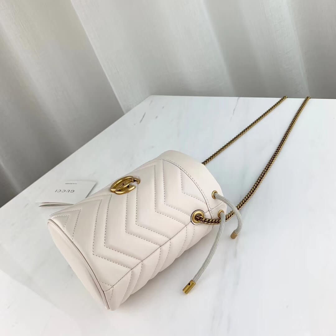 Gucci GG Marmont Matelassé Mini Bucket Bag 575163