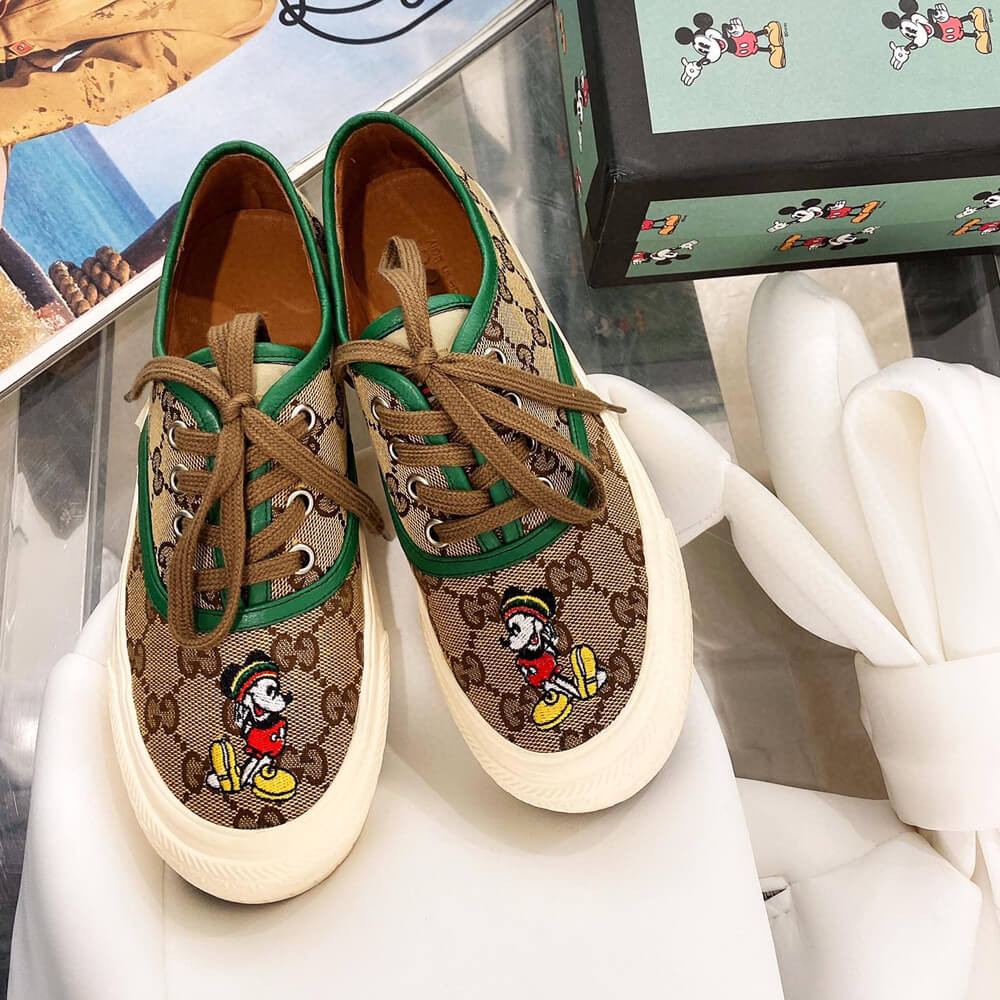 Gucci GG Disney x Gucci Low-Top Sneaker 875604 Green