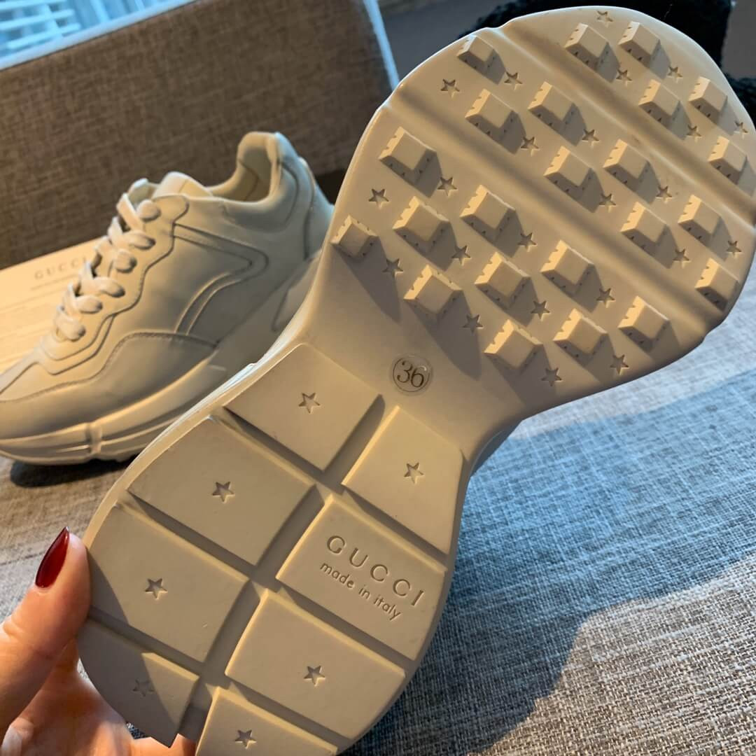 Gucci Rhyton Dirt Leather Sneaker 550046