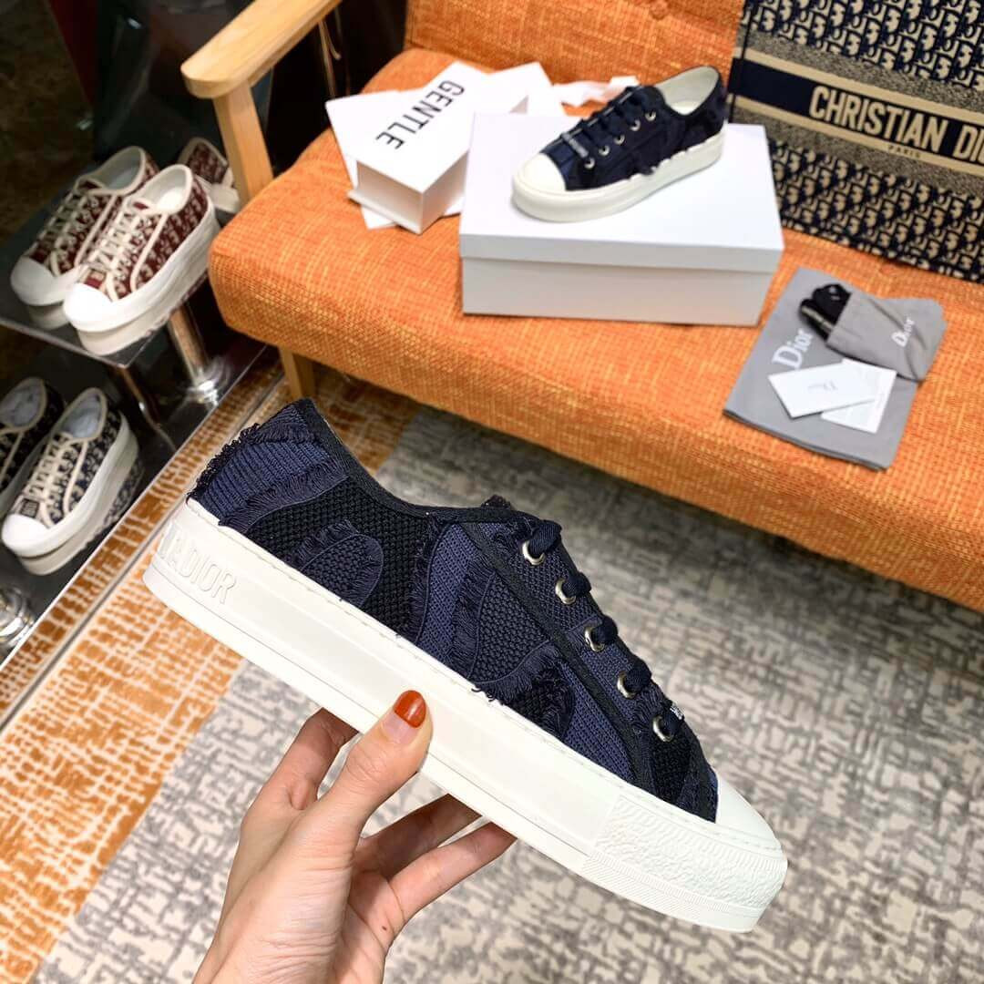 Christian Dior WalkNDior Sneaker In Embroidered Cotton 21187