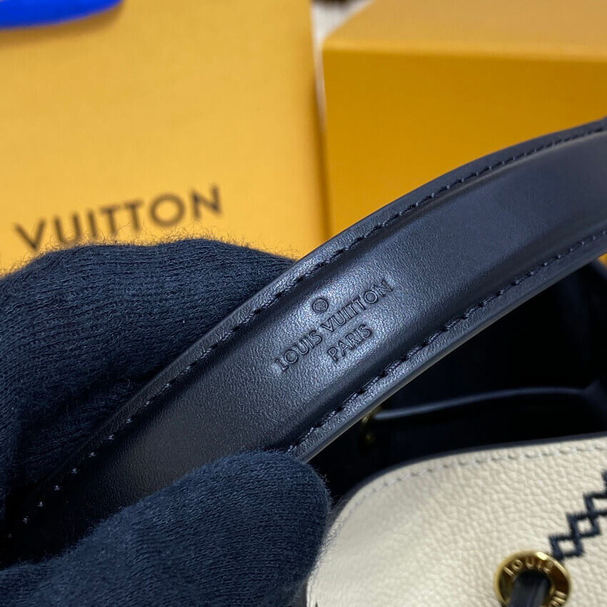 Louis Vuitton Neonoe MM M46023 Creme Beige/Black
