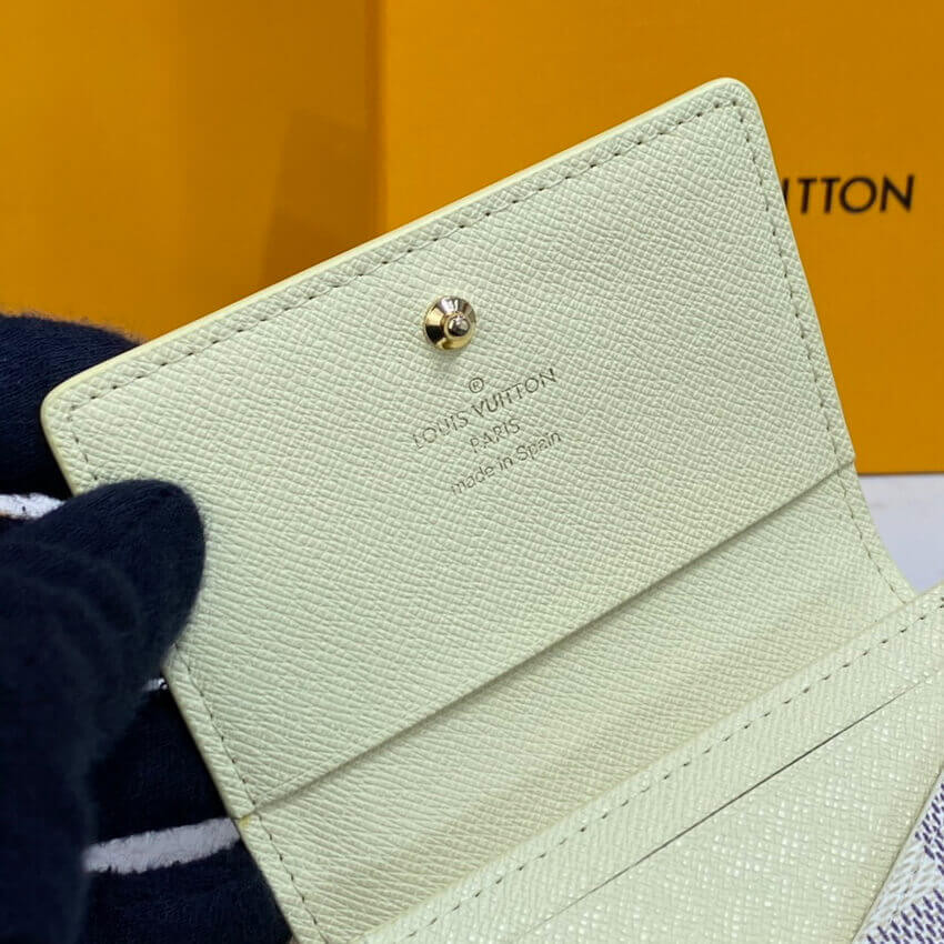 Louis Vuitton Damier Azur Enveloppe Carte De Visite