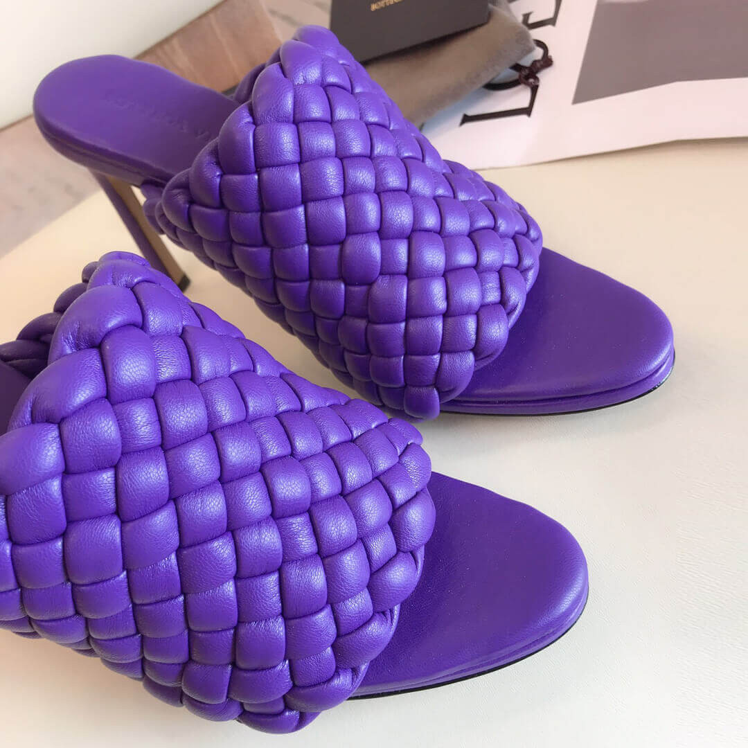 Bottega Veneta BV Curve Sandals 621340 Purple