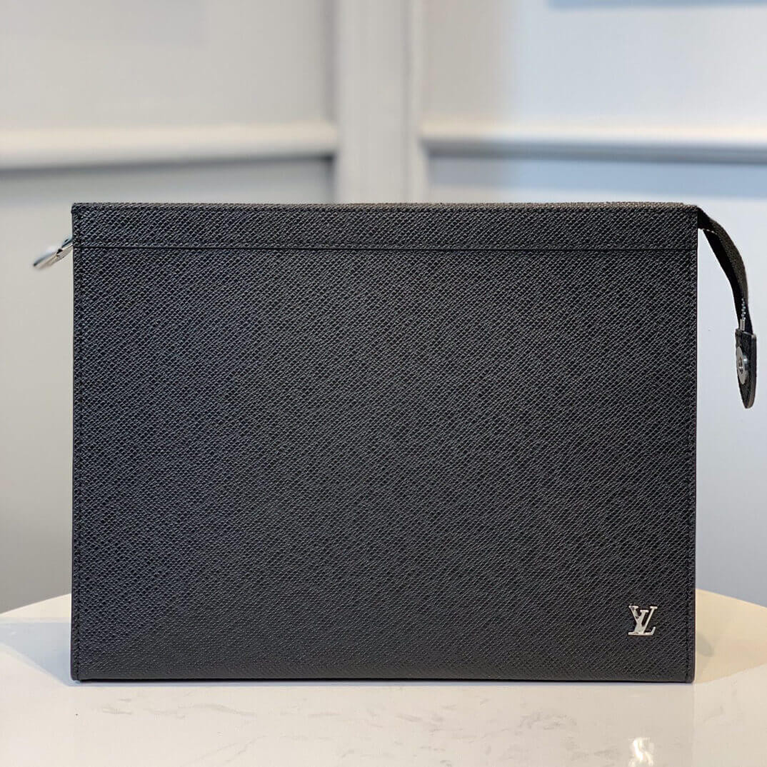 Louis Vuitton Taiga Leather Pochette Voyage M30450