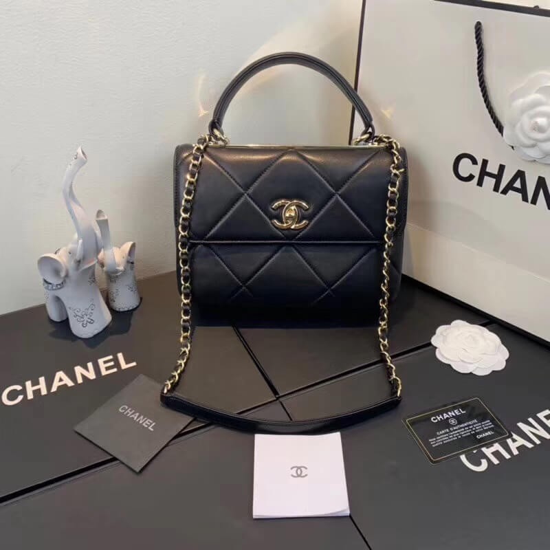 Chanel Small Flap Bag With Top Handle A92236