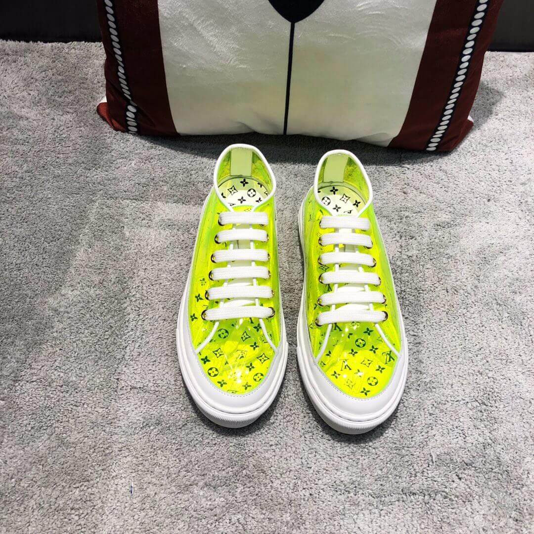 Louis Vuitton Yellow PVC Sneakers