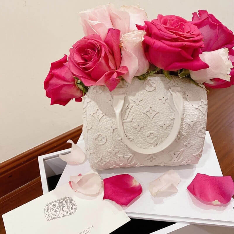 Louis Vuitton Speedy Bag-Shaped Flower Vase
