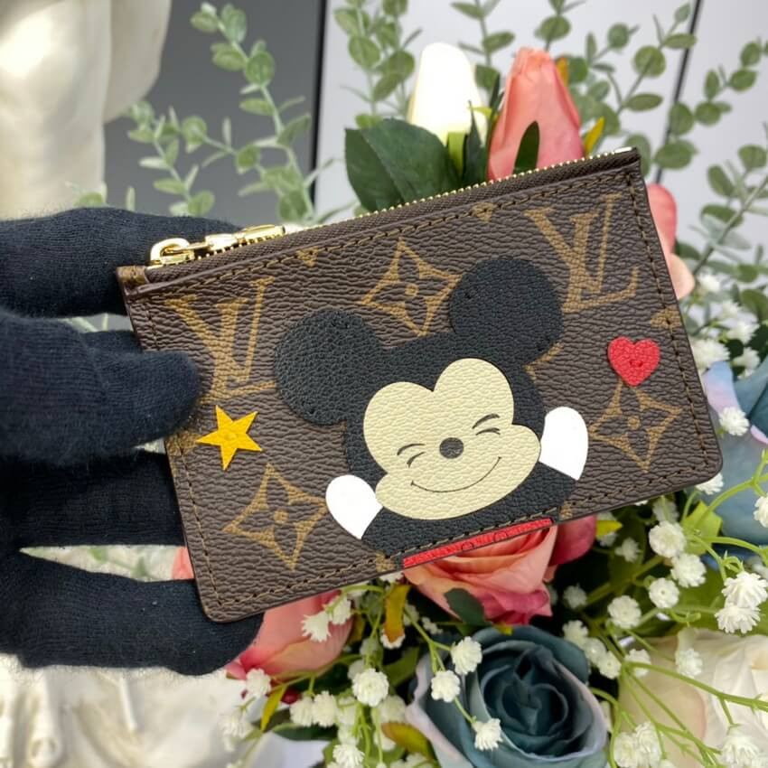 Louis Vuitton Mickey Mouse Coin & Card Holder