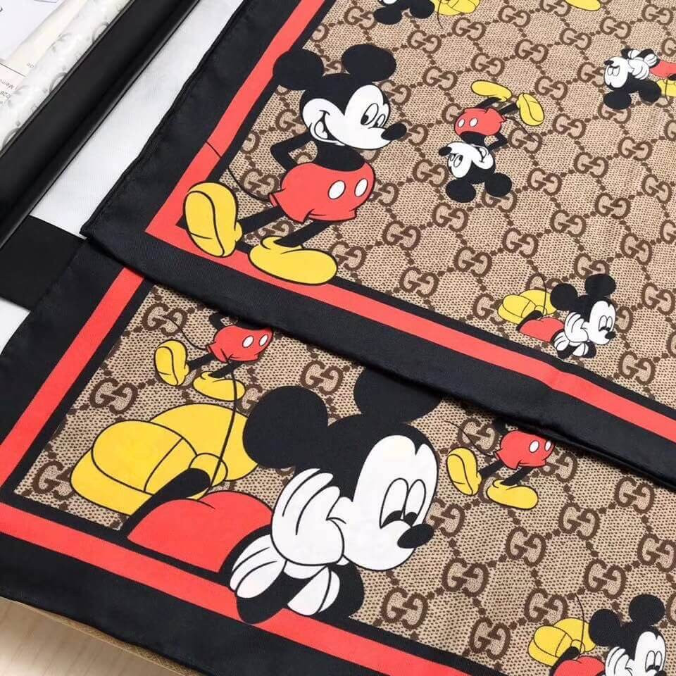 Disney x Gucci Chiffon Scarf 607324