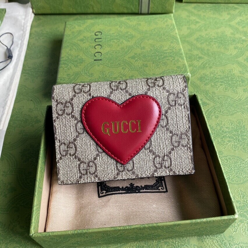 Gucci Valentines Day Card Case Wallet 648848