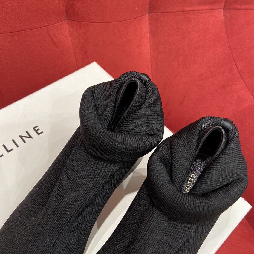 Celine 7cm Sock Ankle Boots 179425