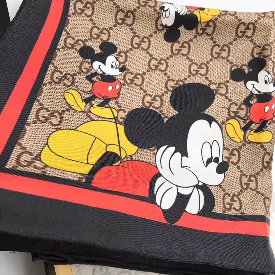 Disney x Gucci Chiffon Scarf 607324