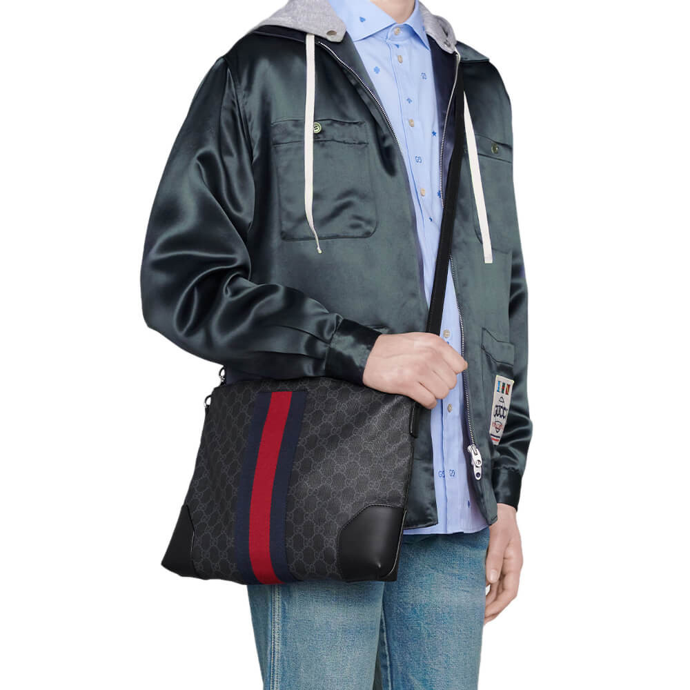 Gucci GG Black Messenger 474139