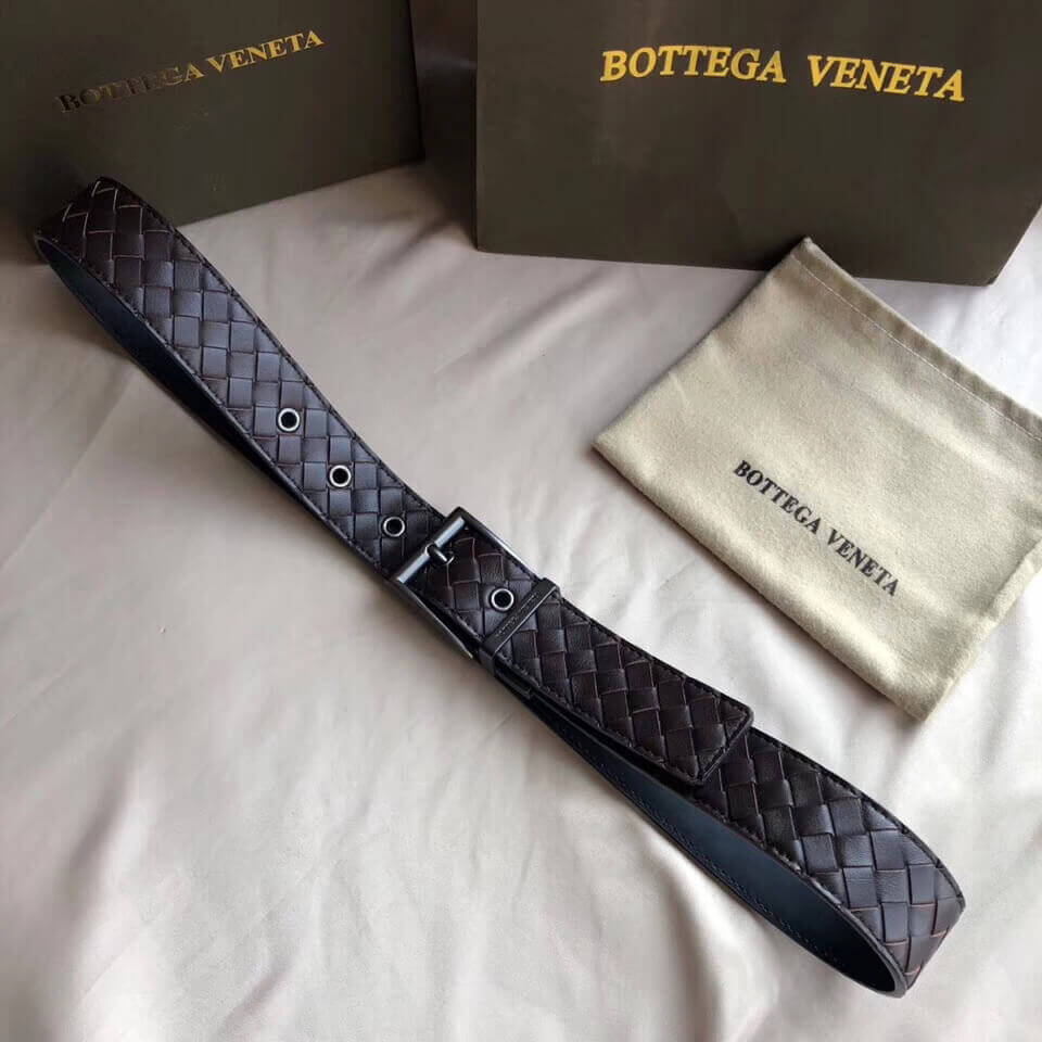 Bottega Veneta Intrecciato Weave Belt 271932