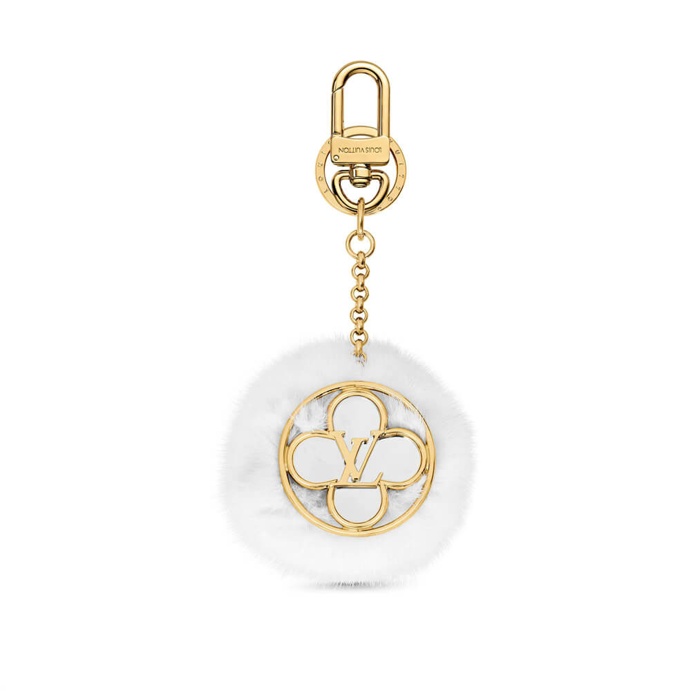 Louis Vuitton Flower Finesse Fur Bag Charm And Key Holder M69001