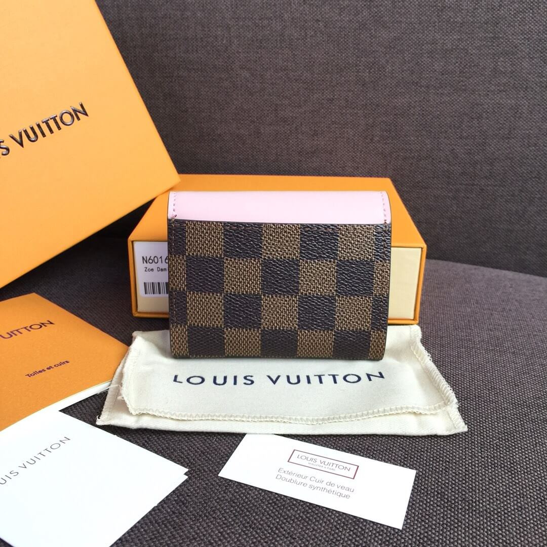 Louis Vuitton Monogram Canvas Zoe Wallet N60166 N60167