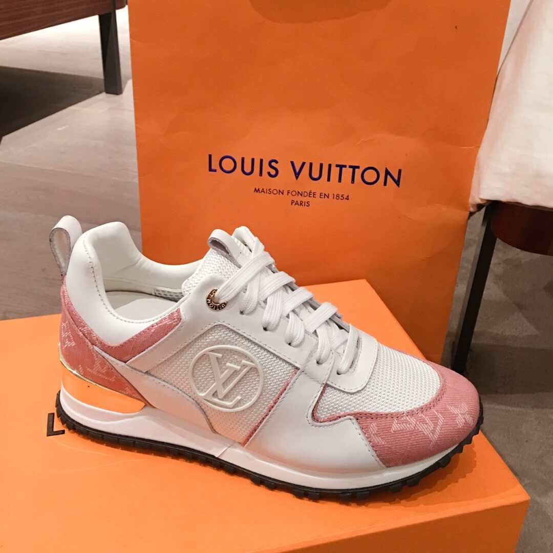 Louis Vuitton Monogram Denim Run Away Sneaker 1A4WP7 Pink