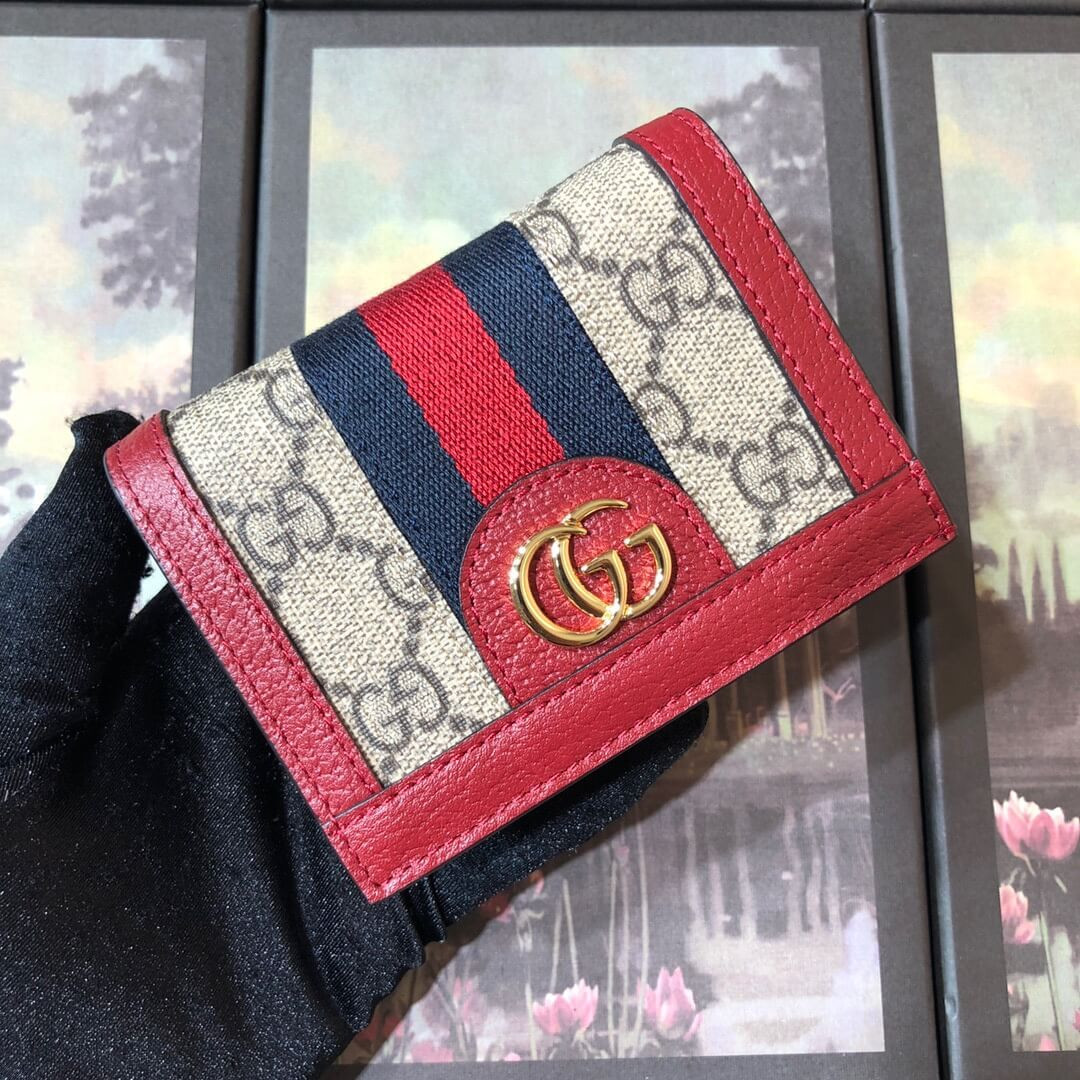 Gucci Ophidia GG Card Case Wallet 523155