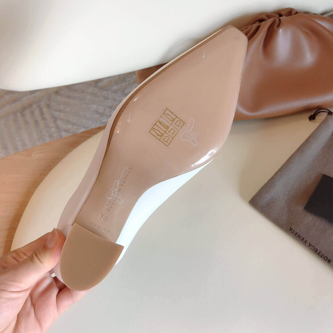 Bottega Veneta Almond Mules 608838