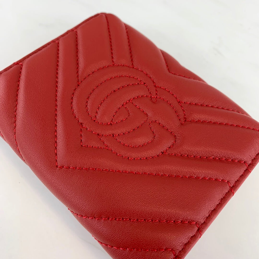 Gucci GG Marmont Matelassé Wallet 474802