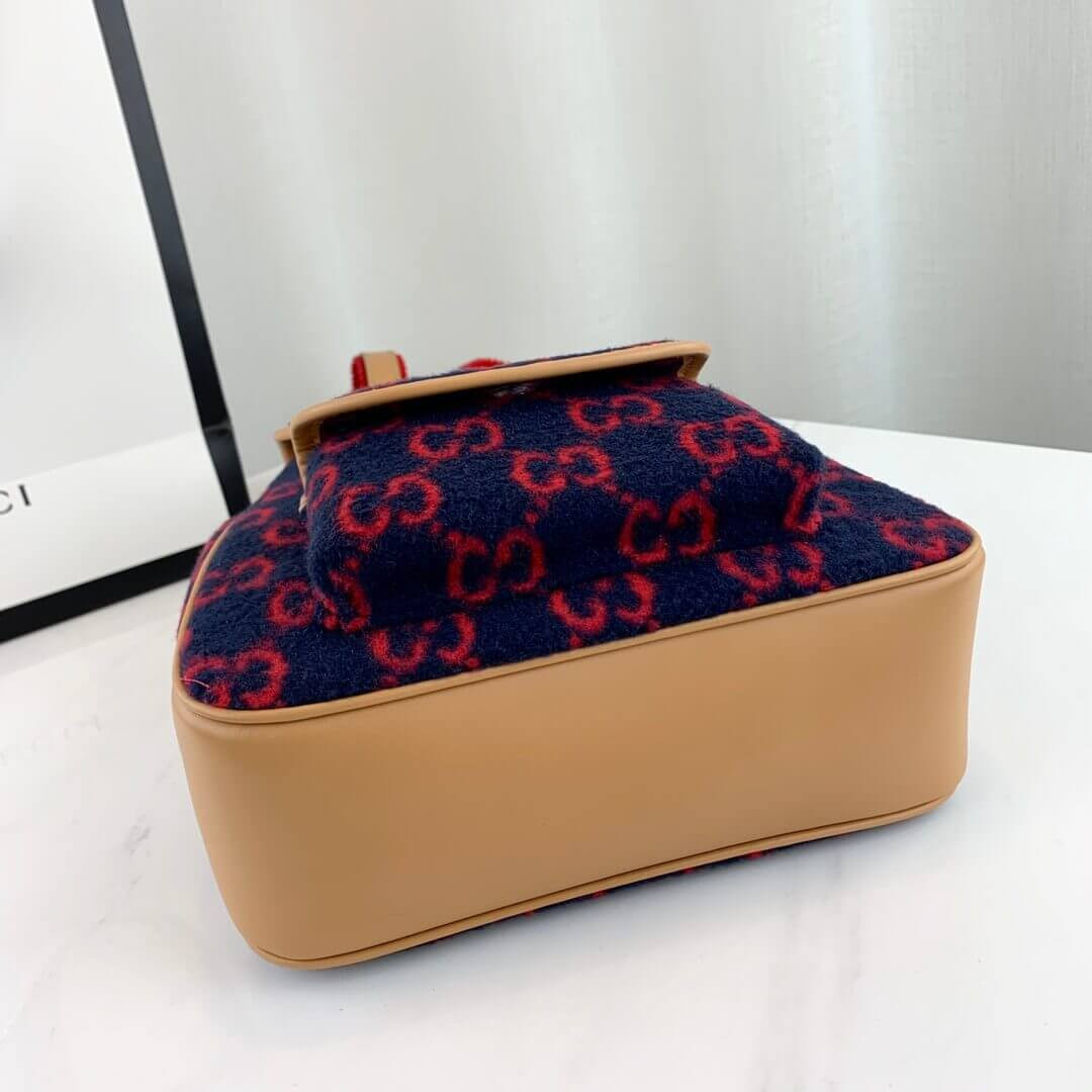 Gucci Childrens GG Wool Backpack 630818