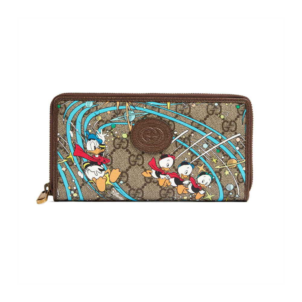 Disney x Gucci Donald Duck Zip Around Wallet 647940
