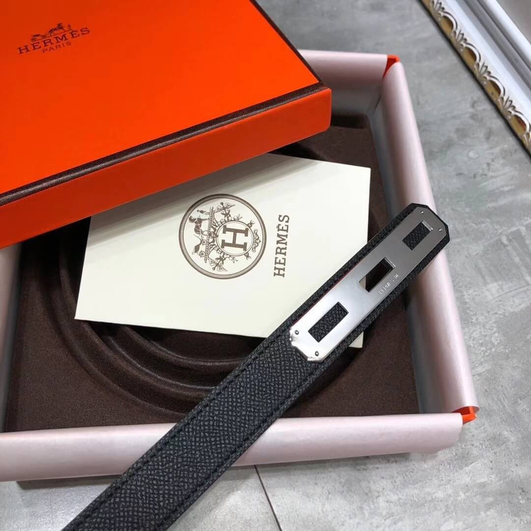 Hermes OKelly 24 Belt H07960 Black