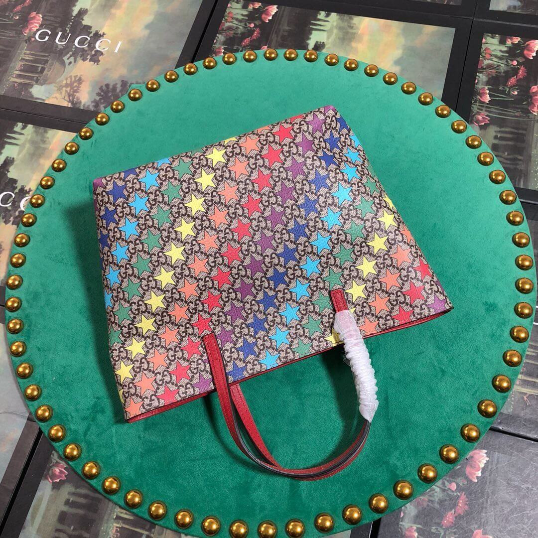 Gucci Childrens GG Rainbow Star Tote 410812