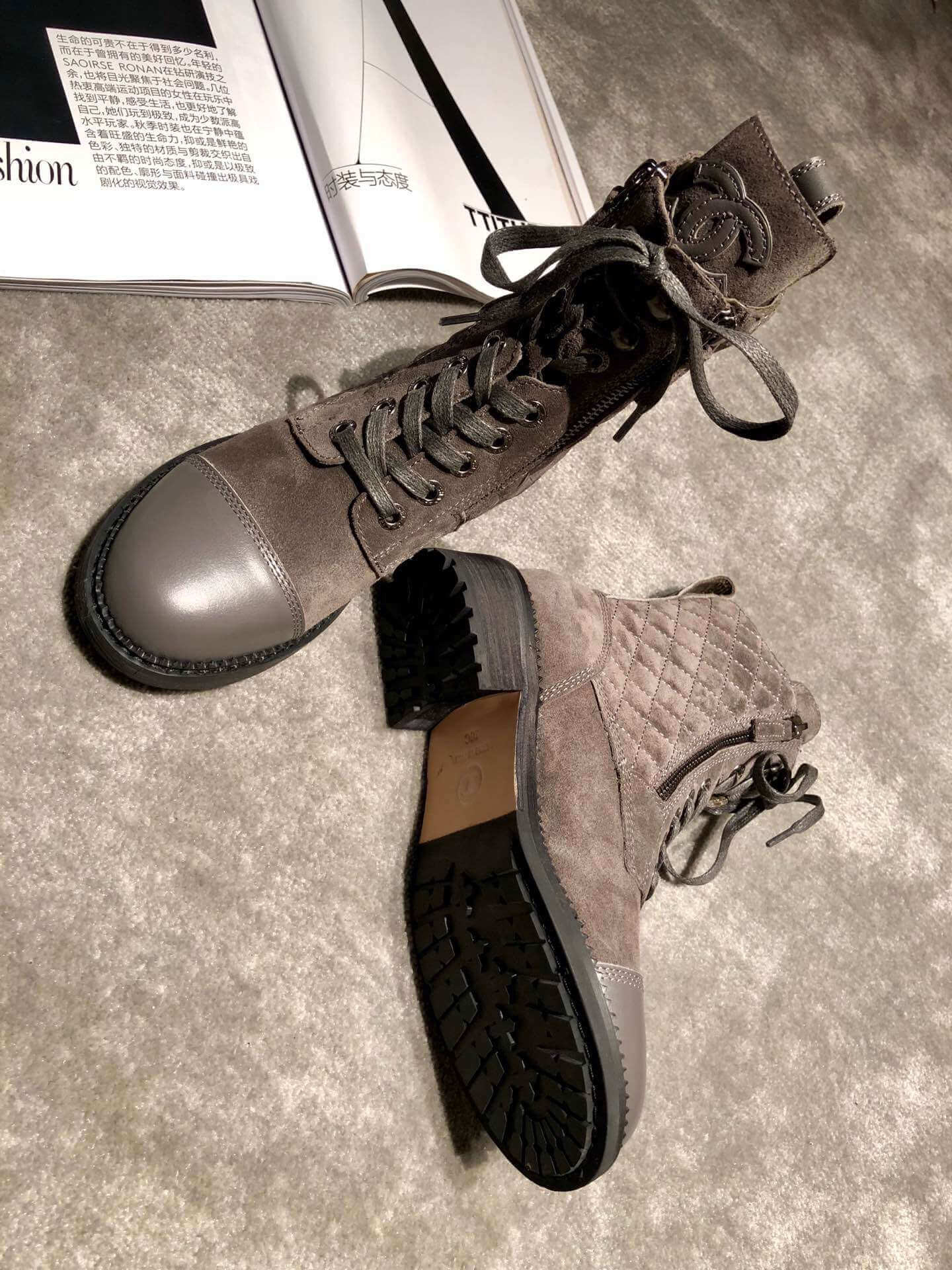 Chanel Frye Harness Boot C1120A