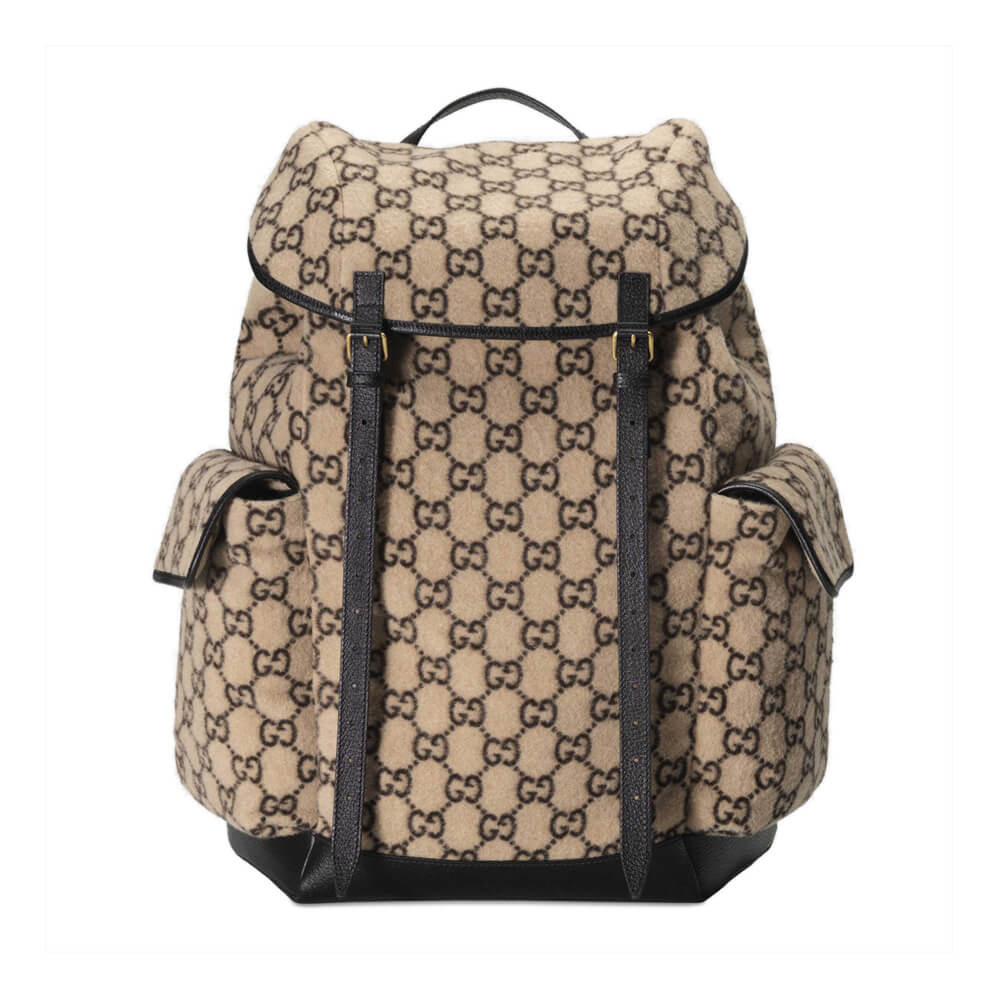 Gucci Large GG Wool Backpack 598182