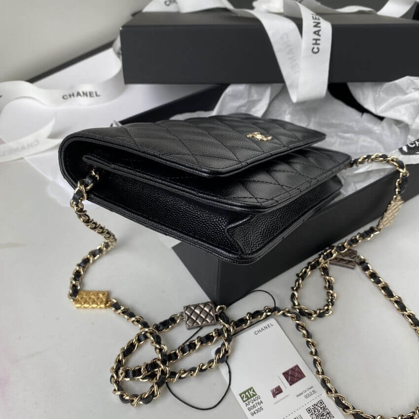Chanel Caviar Calfskin WOC Wallet On Chain AP2400