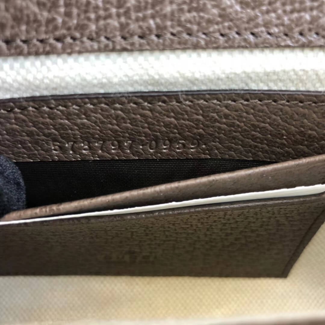 Gucci GG Supreme Rajah Mini Bag 573797 Coffee