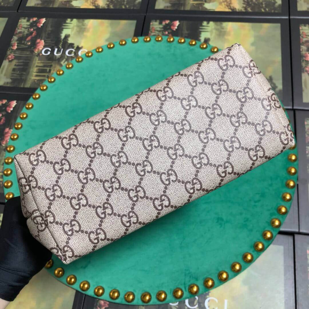 Gucci Childrens Bow Print Tote 410812 Pink