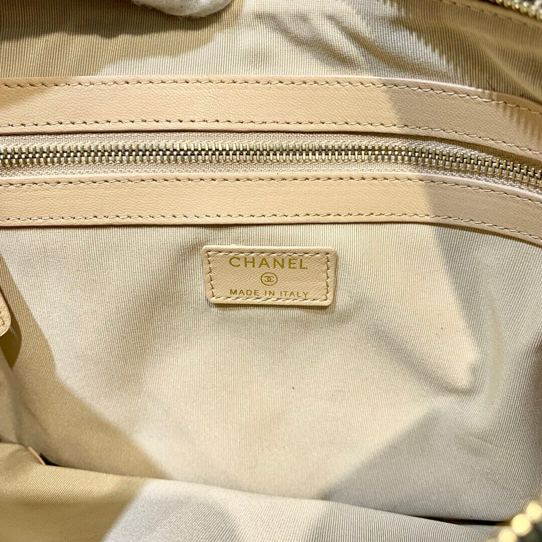 Chanel Tweed Pouch Clutch Bag AP0803